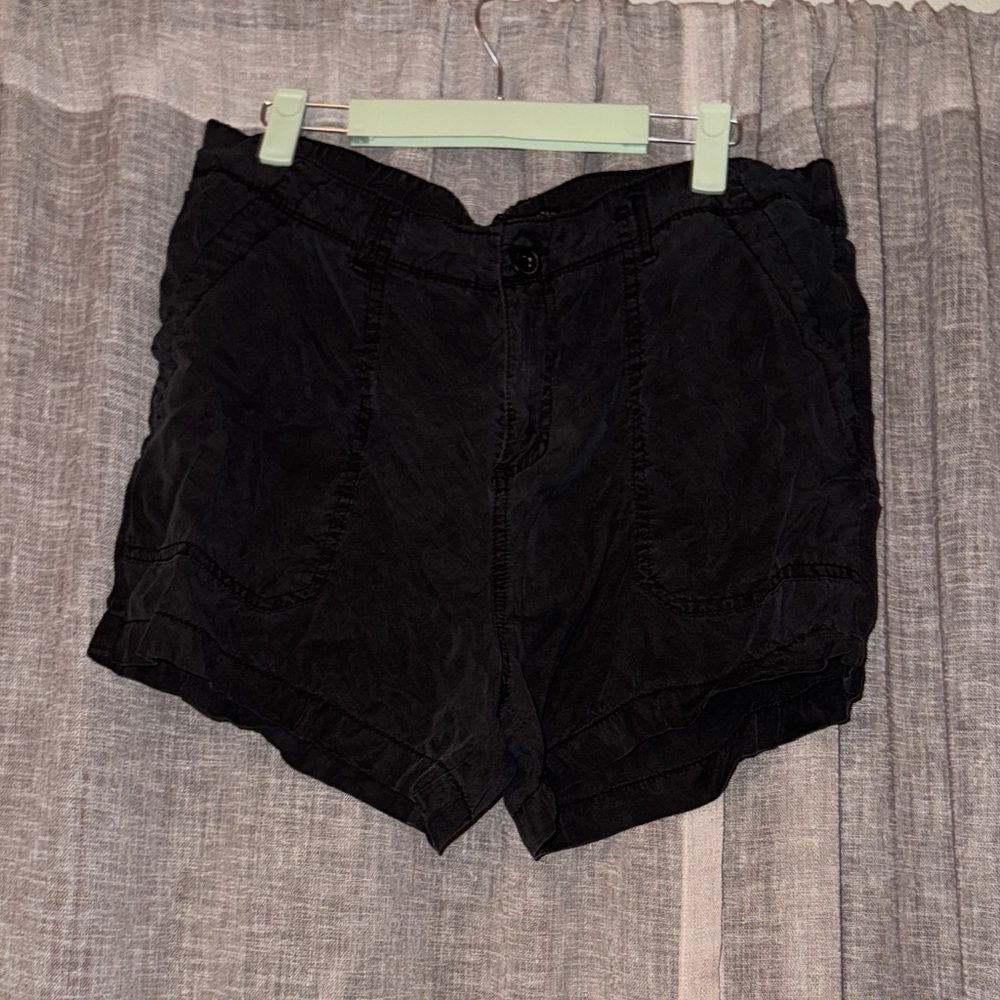 Casual Black Cargo Shorts for Women